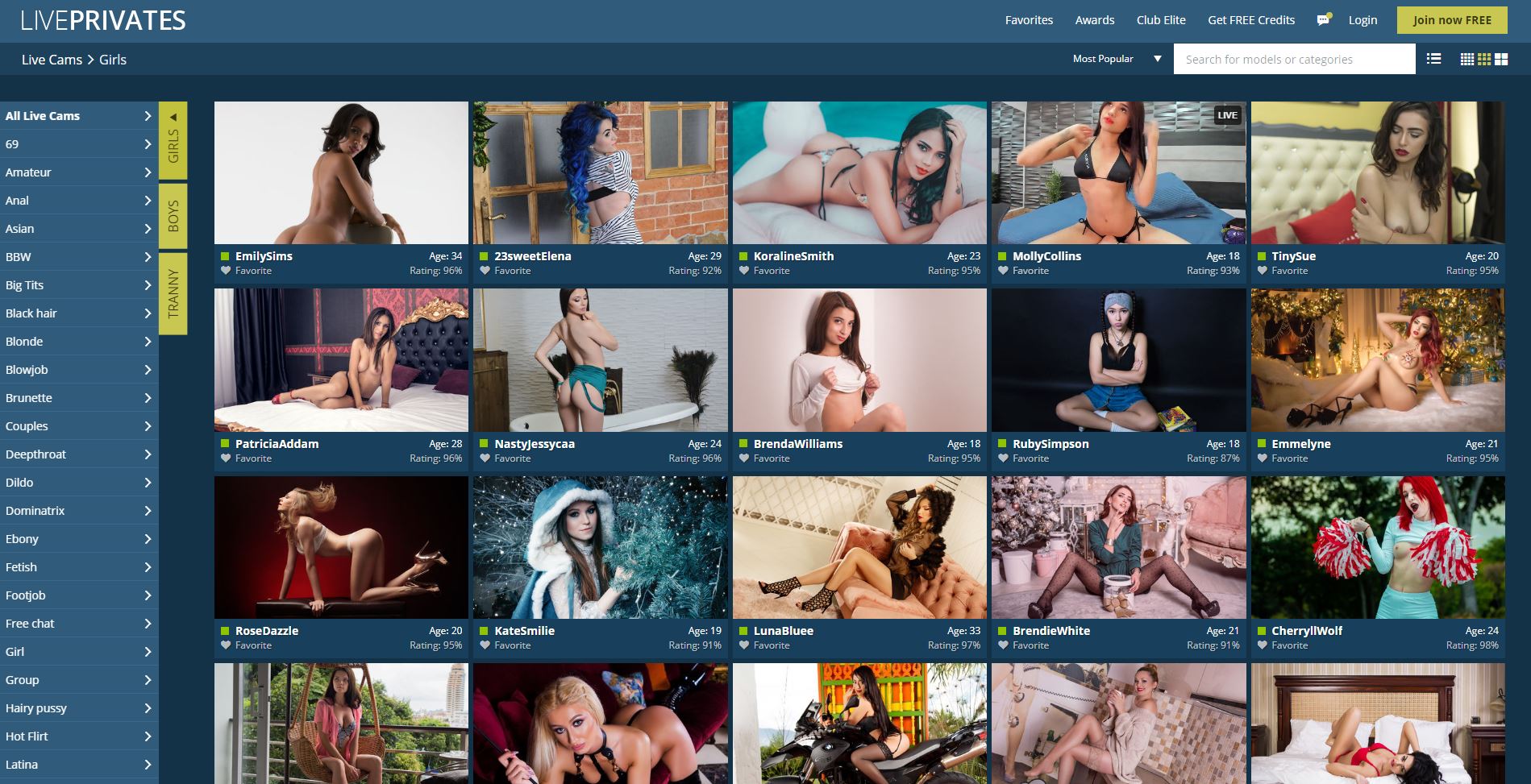 Liveprivates.com - Meilleur site Cam2Cam en 2019